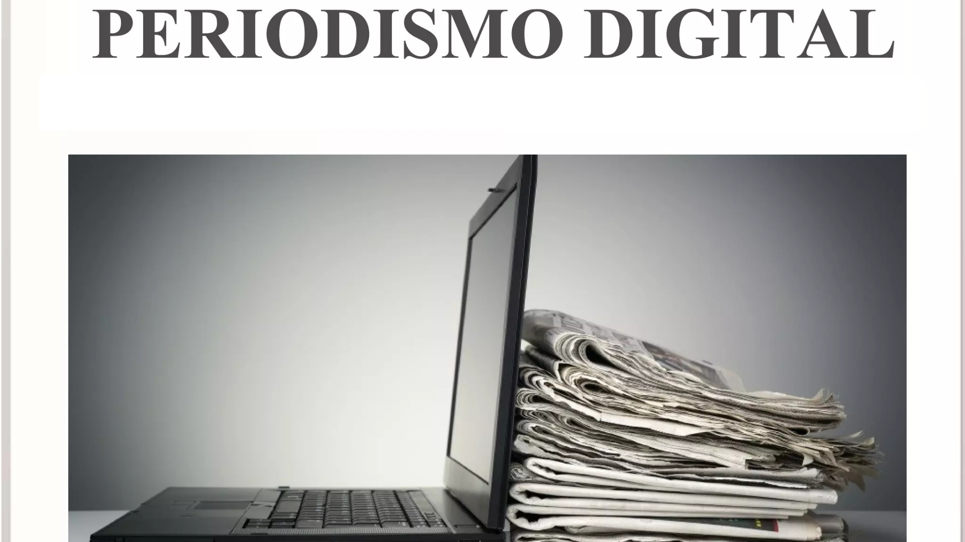 Introducción al periodismo digital
