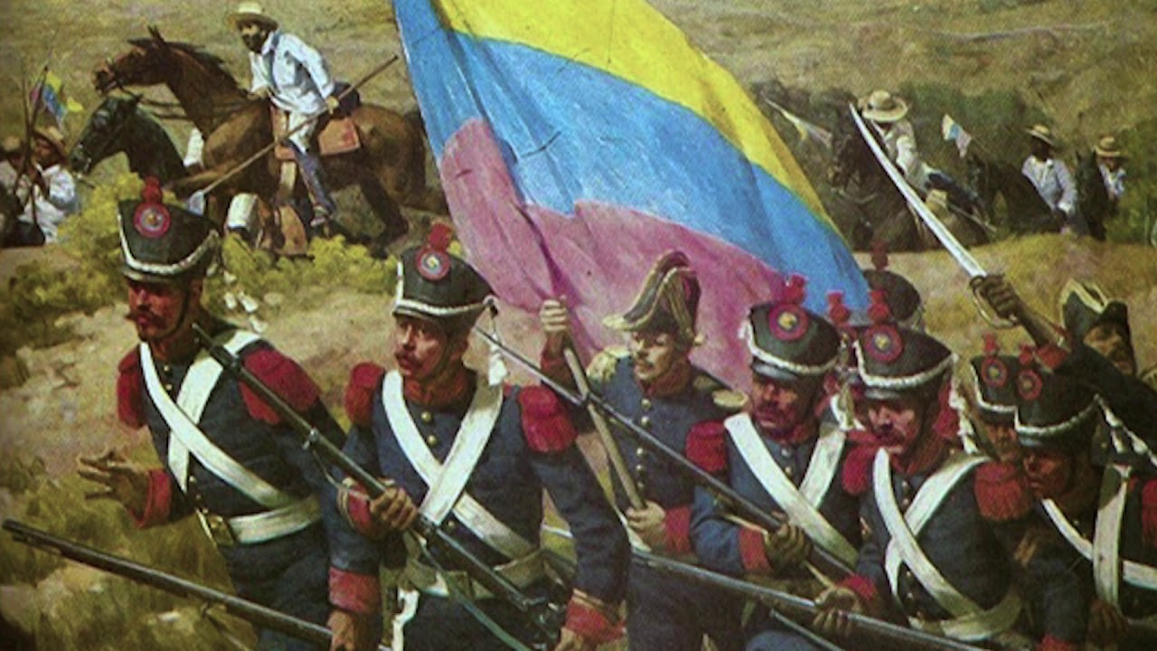 La batalla de carabobo de 1821